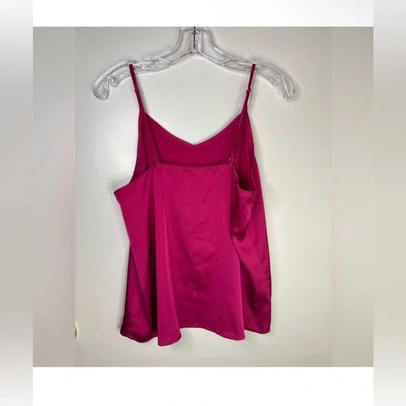 Zeagoo Fuchsia V-Neck Camisole - Picture 5 of 6